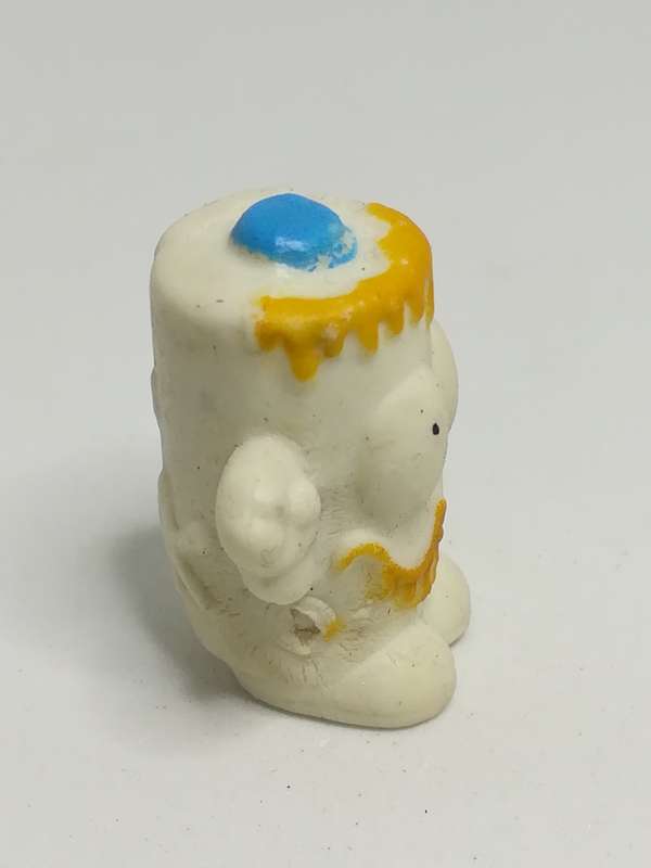 Miniature White & Yellow Pencil Popper Blue Hat (Miniature, suitable for printer's tray)