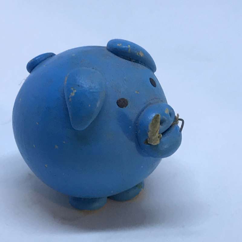 Miniature Blue Pig (Miniature, suitable for printer's tray)