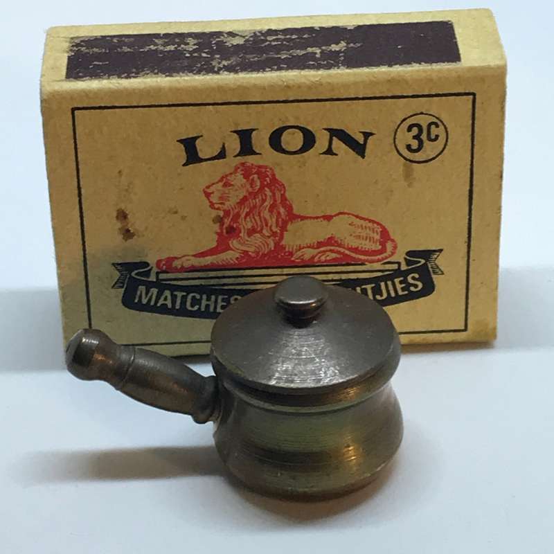 Miniature Brass Pot (Miniature, suitable for printer's tray)
