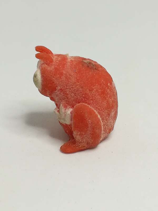Miniature Dark Orange & White Pencil Popper Bug (Miniature, suitable for printer's tray)