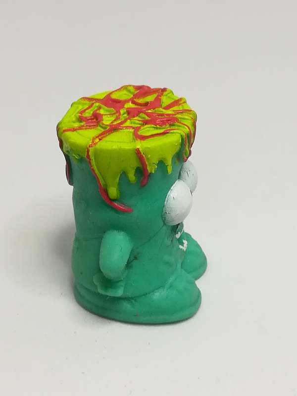 Miniature Turquoise Blue, Green & Red Pencil Popper White Big Eye & Black Moustache (Miniature, s...