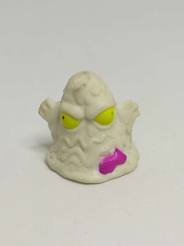 Miniature White Scary Pencil Popper Pink Bow & Yellow Eye (Miniature, suitable for printer's tray)