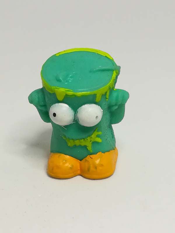 Miniature Turquoise Blue, Green & Orange Shoes Pencil Popper Monster (Miniature, suitable for pri...