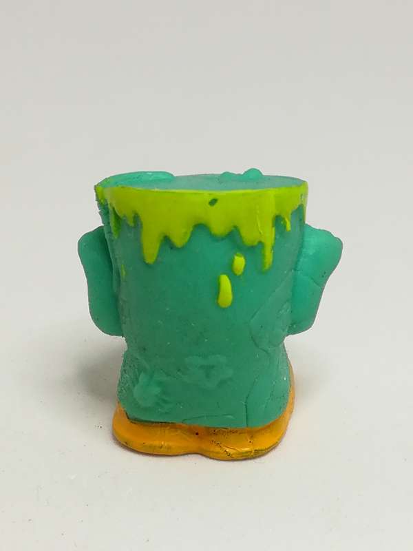 Miniature Turquoise Blue, Green & Orange Shoes Pencil Popper Monster (Miniature, suitable for pri...