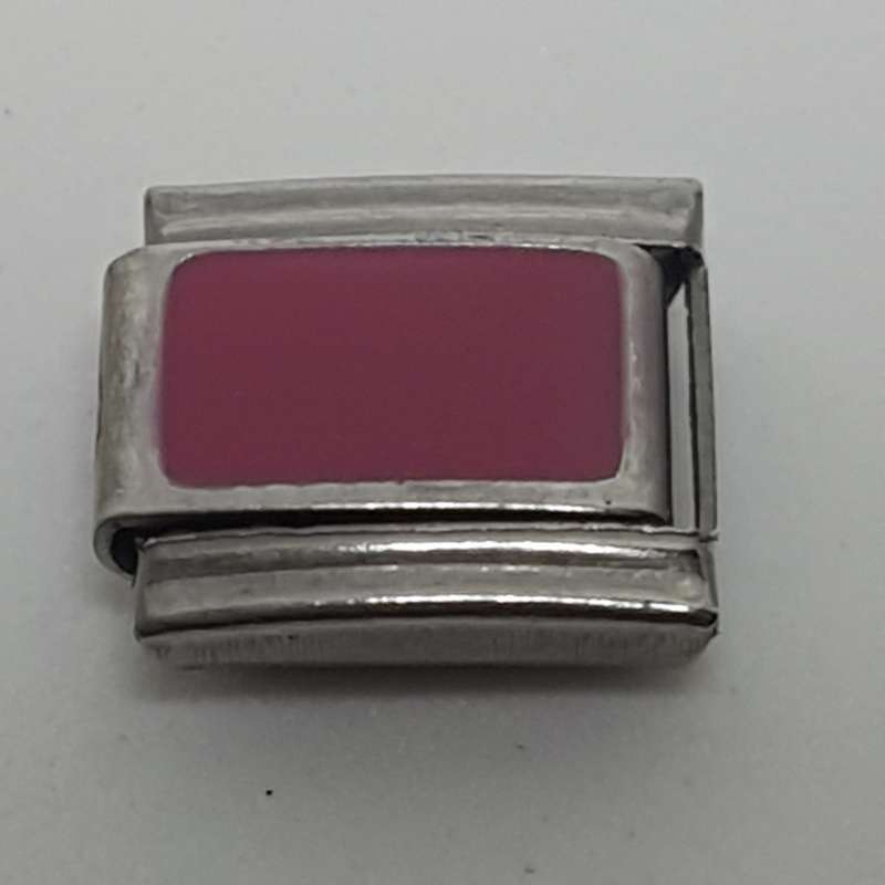 Italian Charm Fuchsia Cube Enamel (Fits Nomination Bracelet)