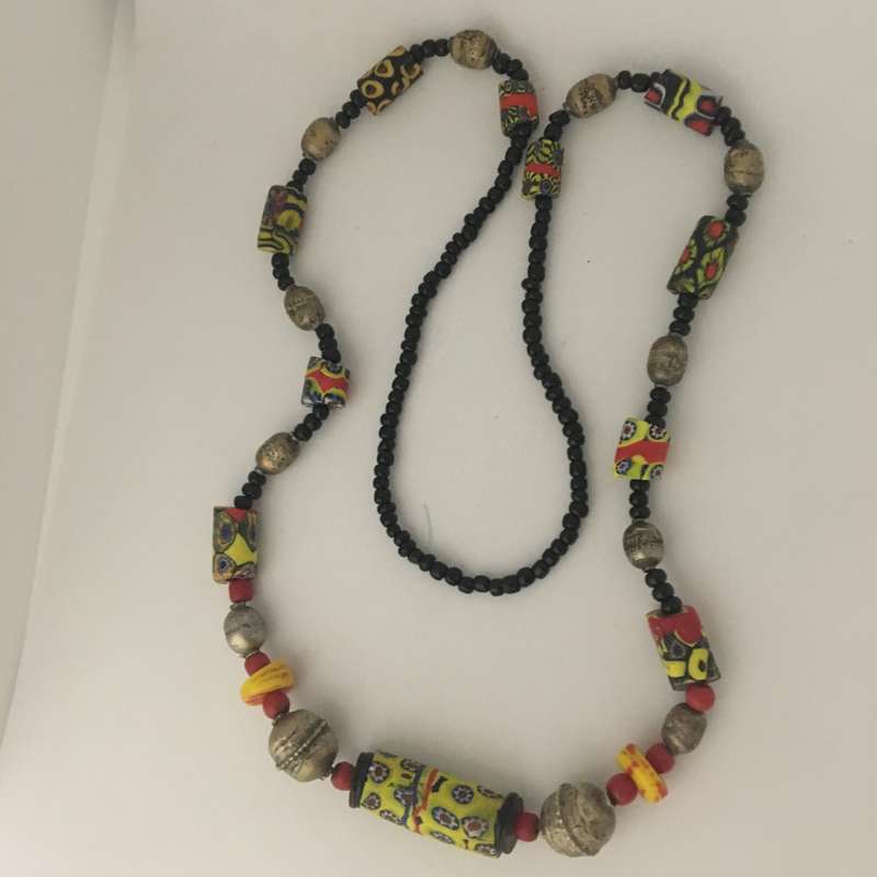 Necklace Millefiori with Large Rare Millefiori in Centre