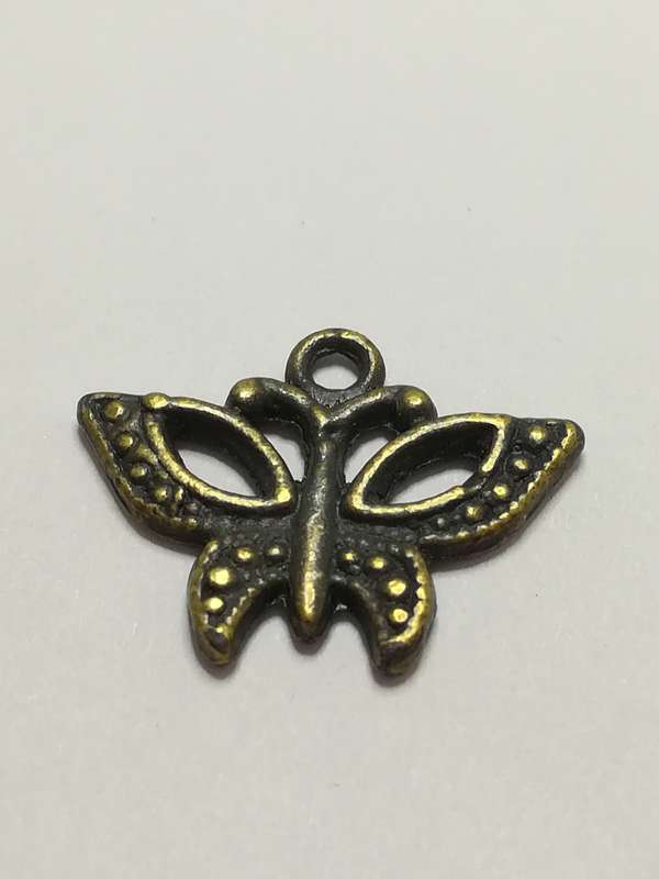 Charm Dangle: 'Brass' Butterfly