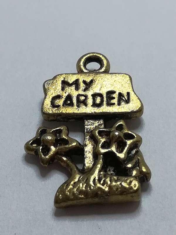 Charm Dangle: 'Gold' My Garden