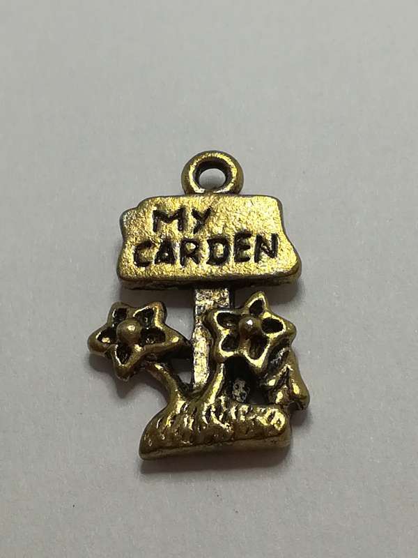 Charm Dangle: 'Gold' My Garden