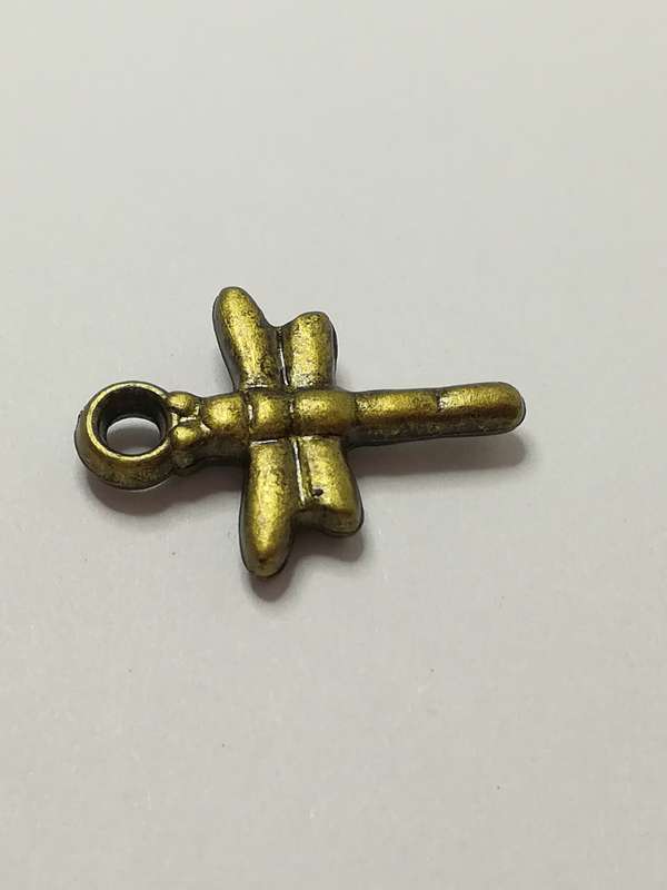 Charm Dangle: 'Brass' Dragonfly