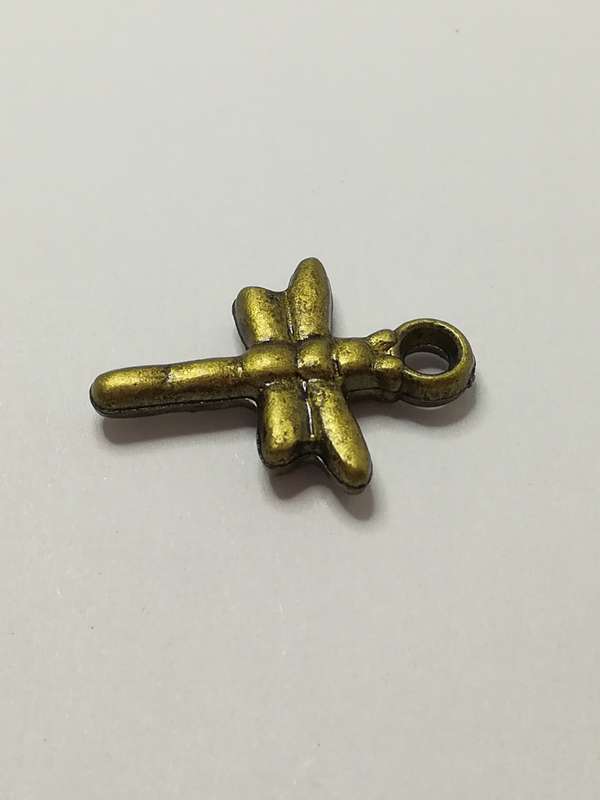 Charm Dangle: 'Brass' Dragonfly