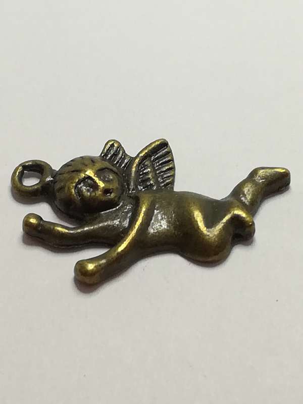 Charm Dangle: 'Brass' Angel/Cherub