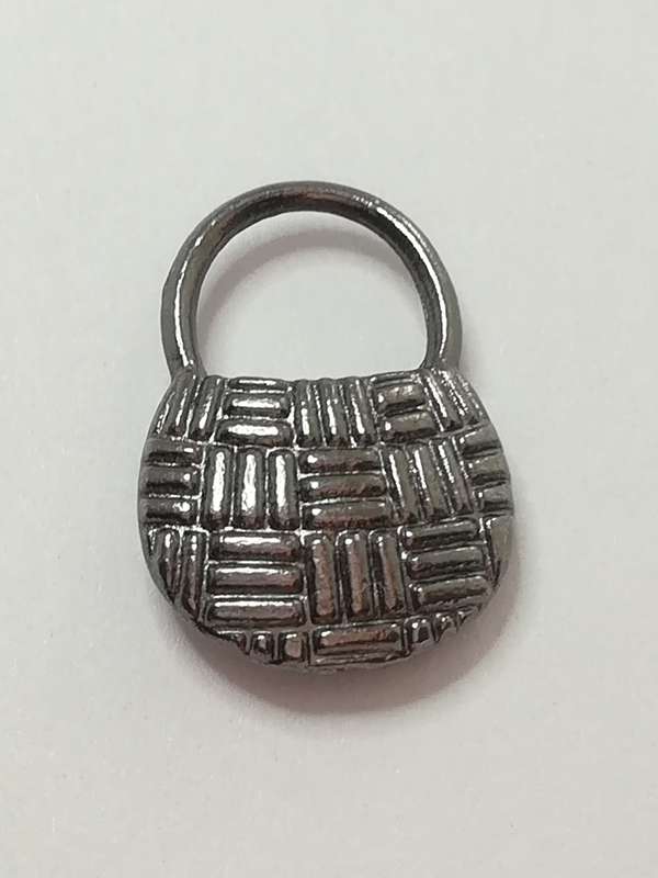 Charm Dangle: 'Pewter' Purse/Handbag/Clutch