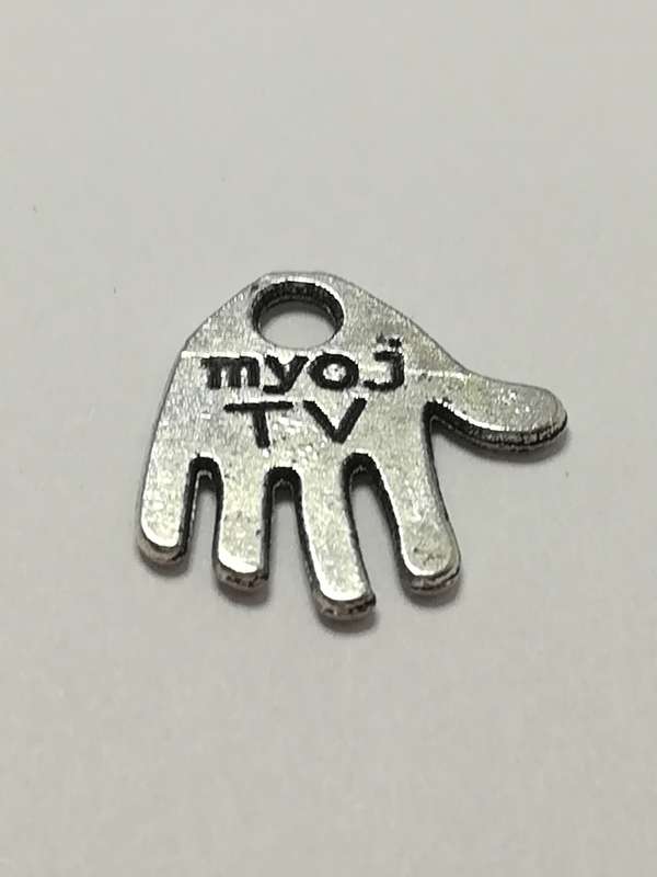 Charm Dangle: 'Silver' Handmade Palm/Hand