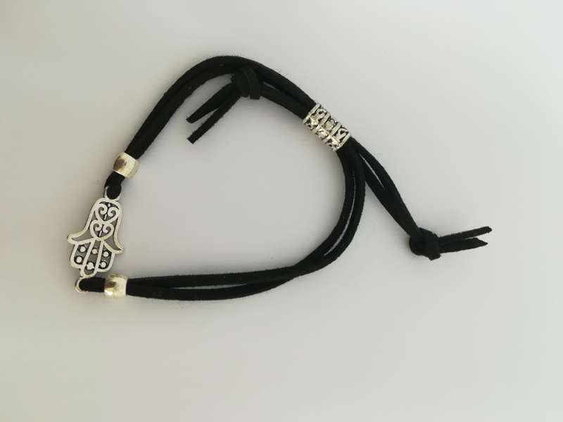 Bracelet Hamsa Hand of Fatima on Chord