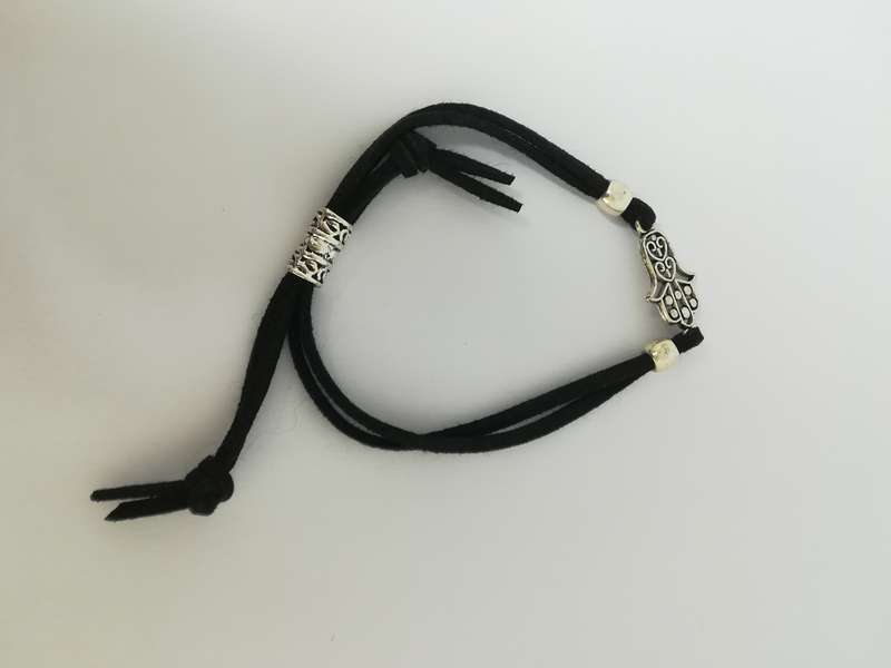 Bracelet Hamsa Hand of Fatima on Chord