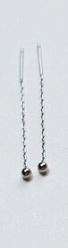 Sterling Silver Bead Threader Earrings