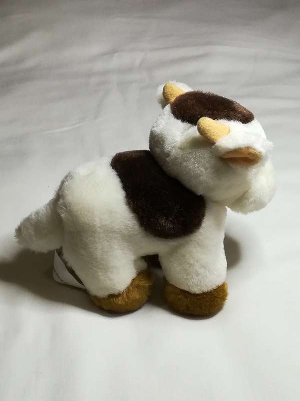 Black, White & Brown Cow Plush Toy