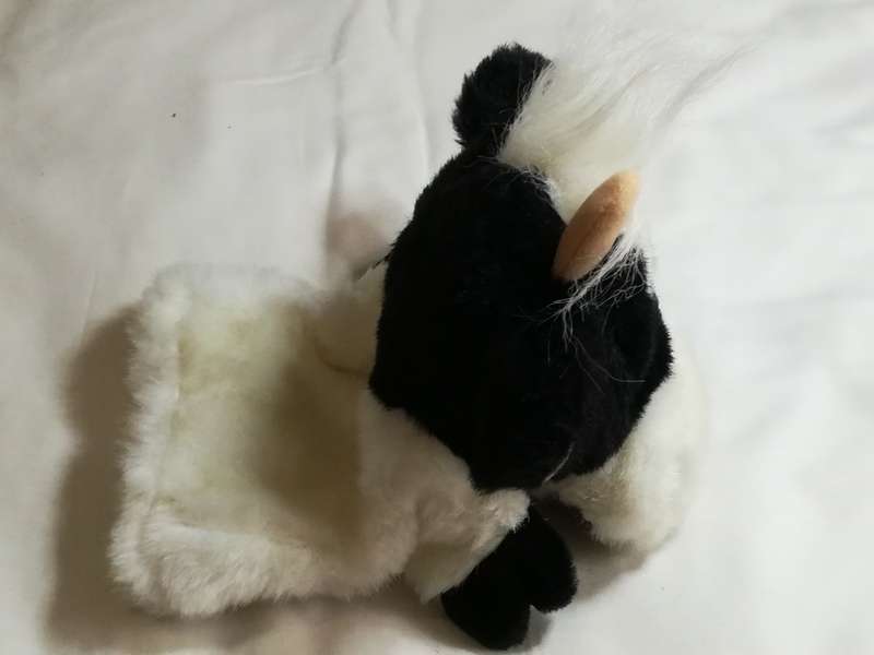 Black & White Cow Hand Puppet