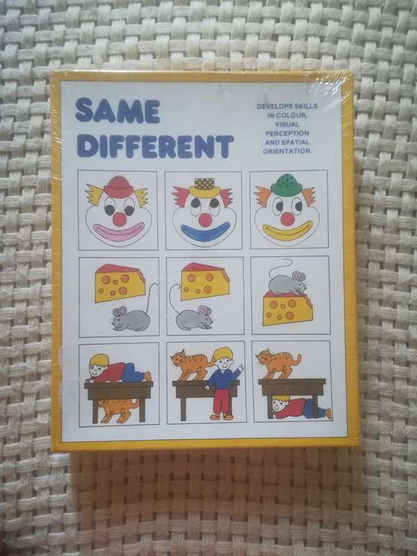 Same Different Educational Puzzle