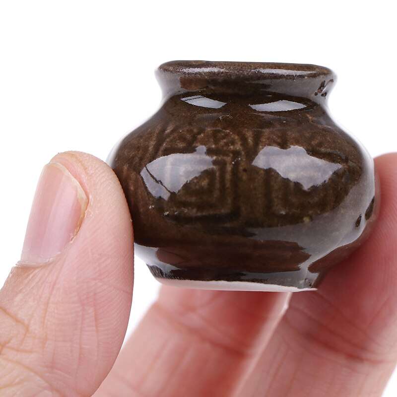 Miniature Earthenware Pots Stoneware Style (Miniature, suitable for printer's tray)