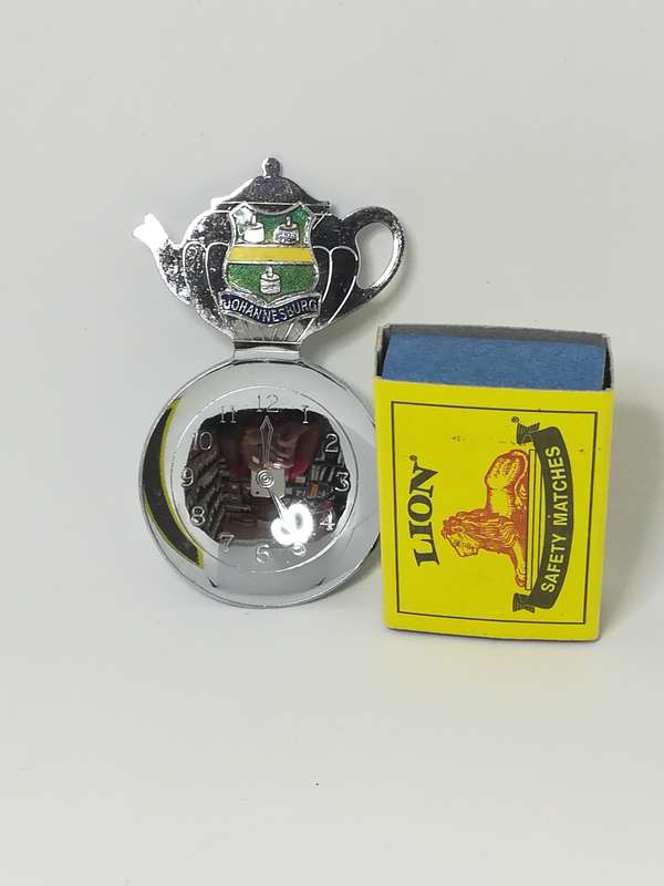 Miniature Decorative Clock Teaspoon (Silver) (Miniature, suitable for printer's tray)