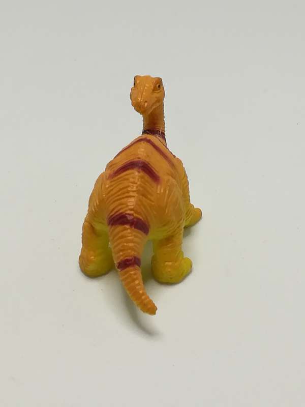 Miniature Yellow Red Stripe Apatosaurus (Miniature, suitable for printer's tray)
