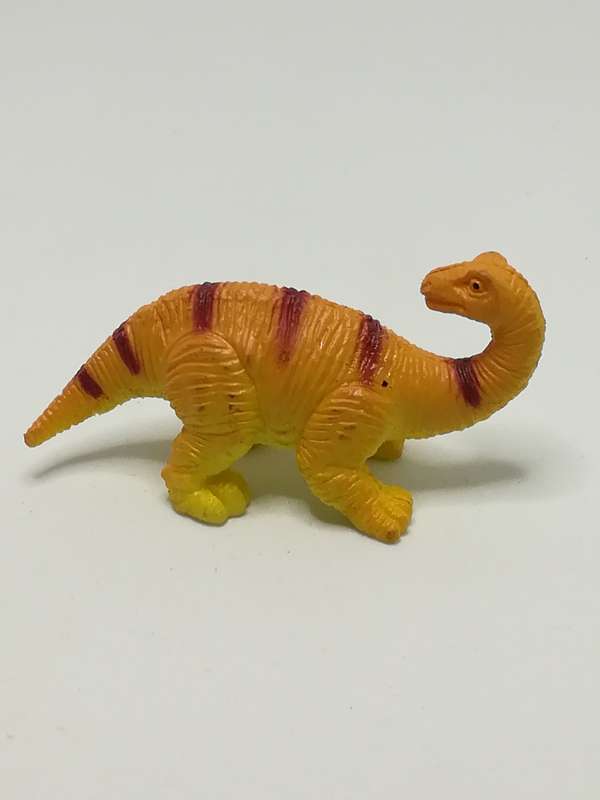 Miniature Yellow Red Stripe Apatosaurus (Miniature, suitable for printer's tray)