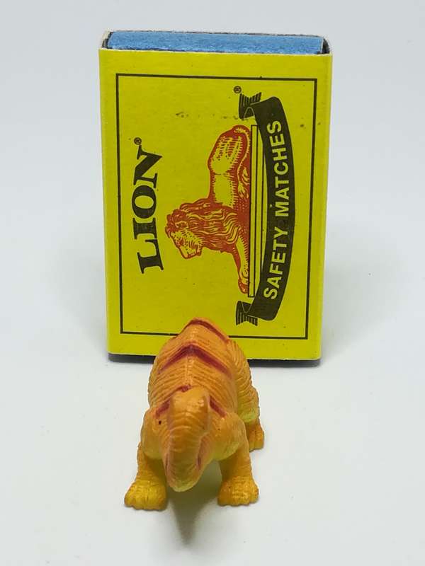 Miniature Yellow Red Stripe Apatosaurus (Miniature, suitable for printer's tray)