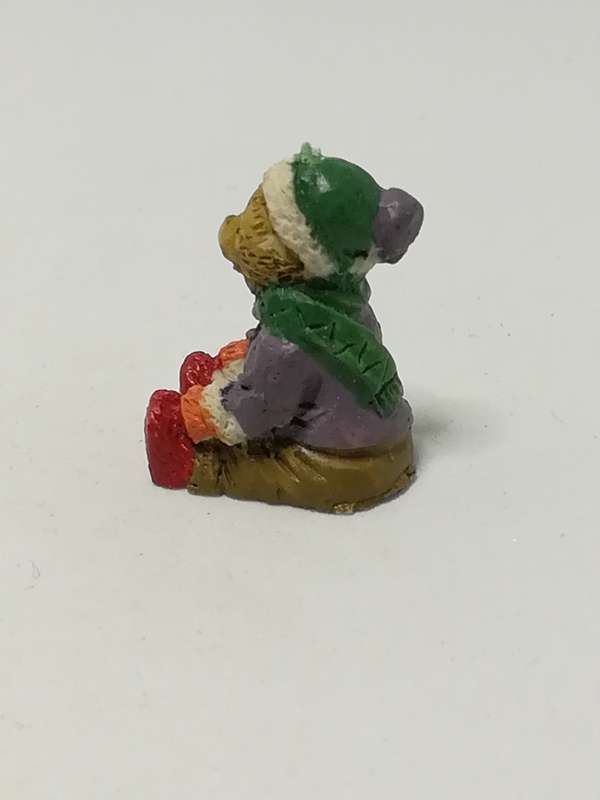 Miniature Christmas Teddy Bear - Style 1 (Miniature, suitable for printer's tray)