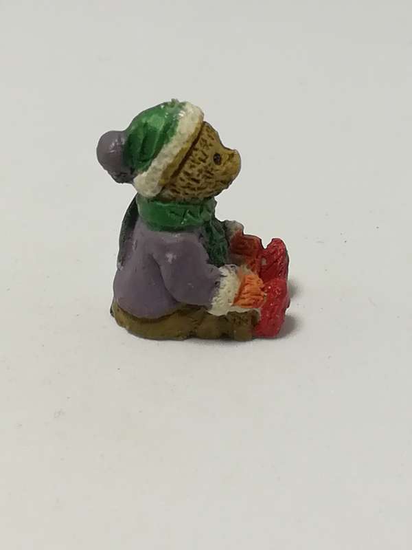 Miniature Christmas Teddy Bear - Style 1 (Miniature, suitable for printer's tray)