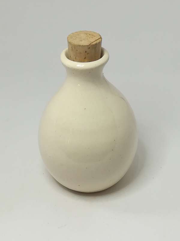 Small Ceramic 'Club Mykonos' Bottle & Cork