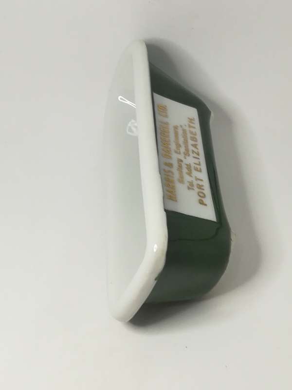 Small Ceramic Green & White Bathtub (Harris & Damerell)