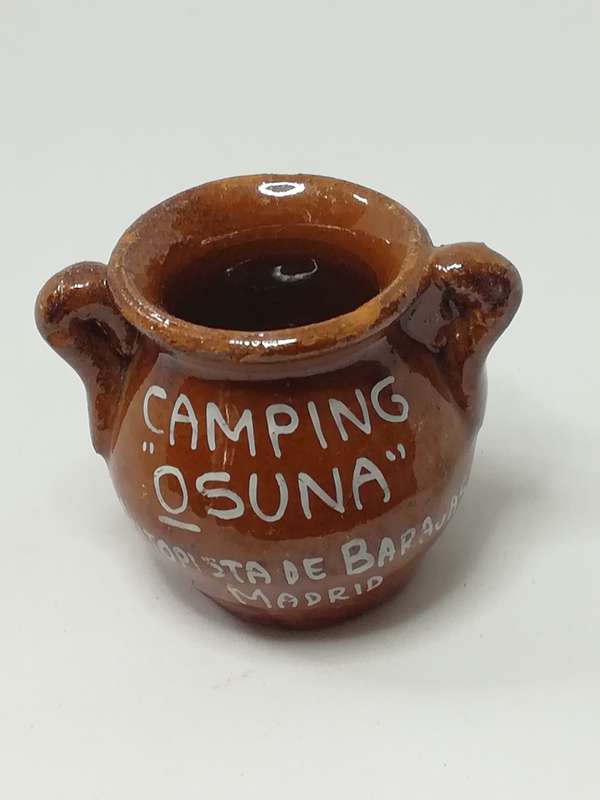 Miniature Ceramic Brown Vase/Flower Pot (Miniature, suitable for printer's tray)