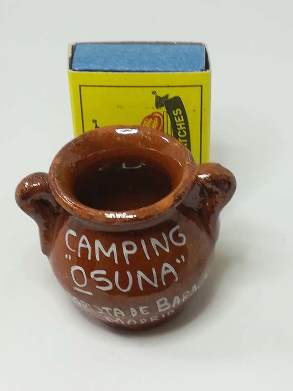 Miniature Ceramic Brown Vase/Flower Pot (Miniature, suitable for printer's tray)