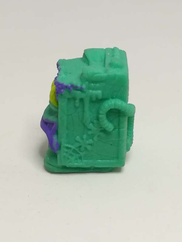 Miniature Turquoise Blue Pencil Popper Purple Hair & Mouth & Yellow Eye (Miniature, suitable for ...