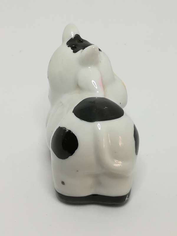Ceramic Black & White Cow Salt & Pepper Shakers
