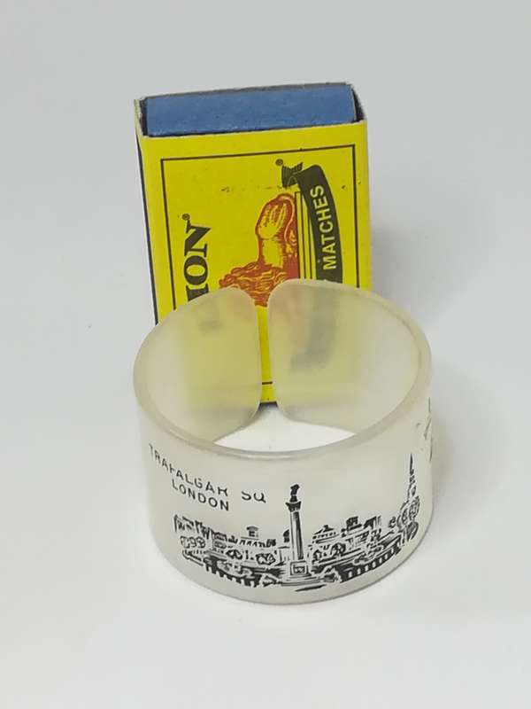 Miniature Napkin Ring (Trafalgar SQ London) (Miniature, suitable for printer's tray)
