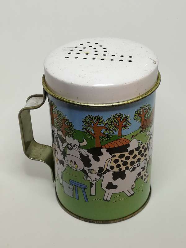 Large Aluminium Cow Salt & Pepper Shaker