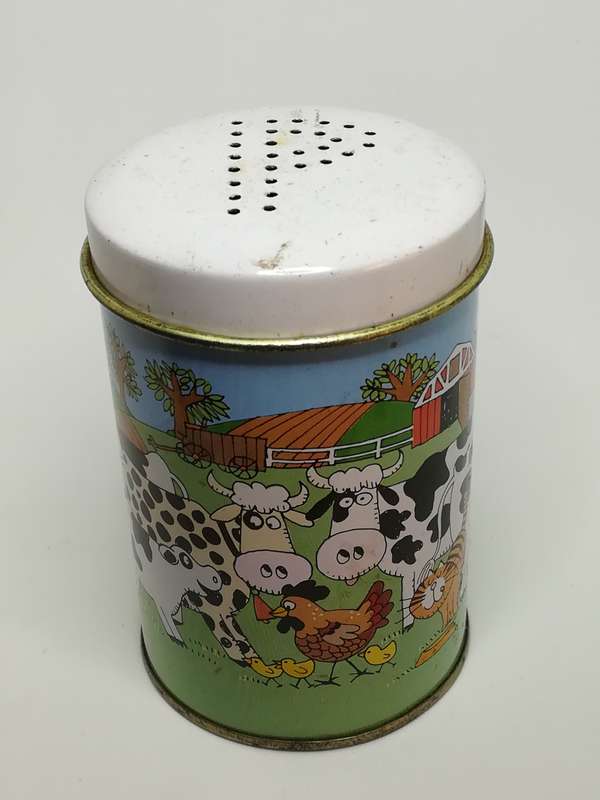 Large Aluminium Cow Salt & Pepper Shaker