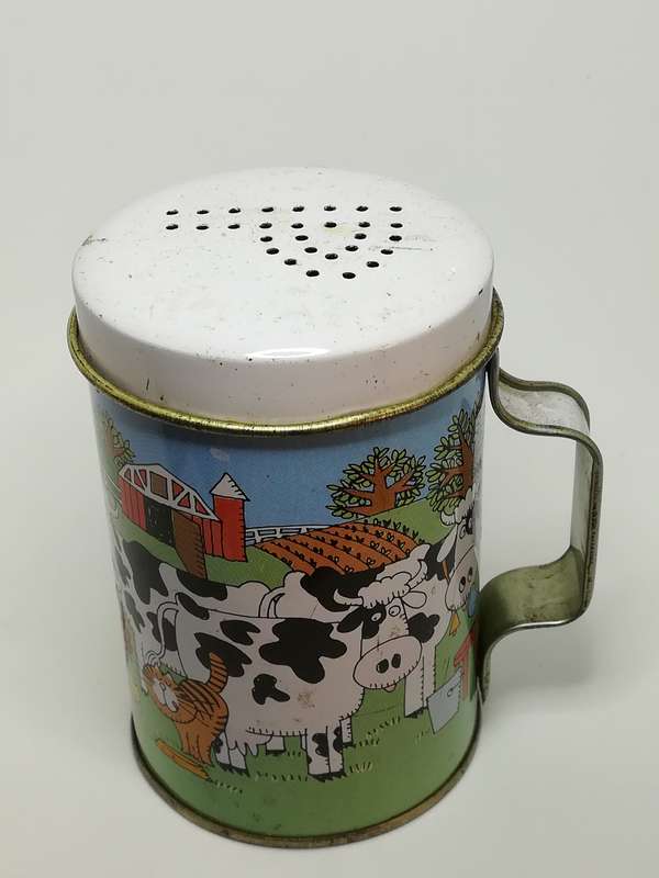 Large Aluminium Cow Salt & Pepper Shaker