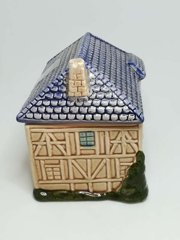 Small Ceramic House with Lid