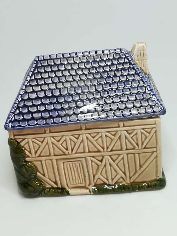 Small Ceramic House with Lid