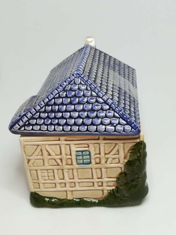 Small Ceramic House with Lid