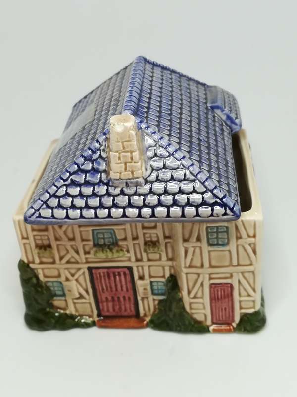 Small Ceramic House with Lid