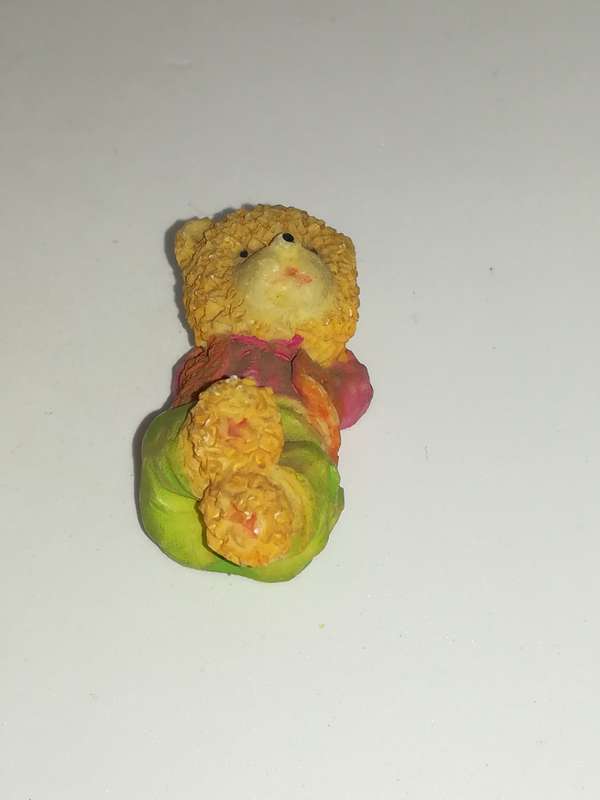 Miniature Teddy Bear Lying Down (Miniature, suitable for printer's tray)