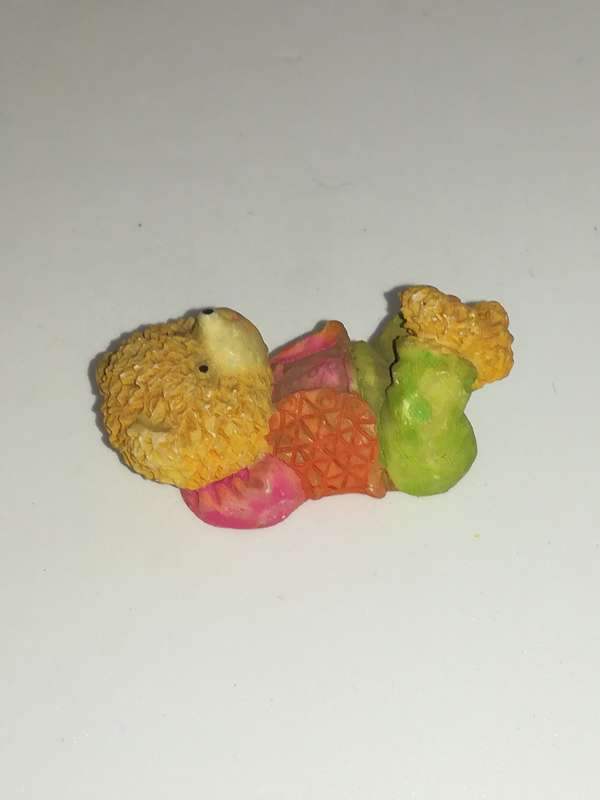 Miniature Teddy Bear Lying Down (Miniature, suitable for printer's tray)