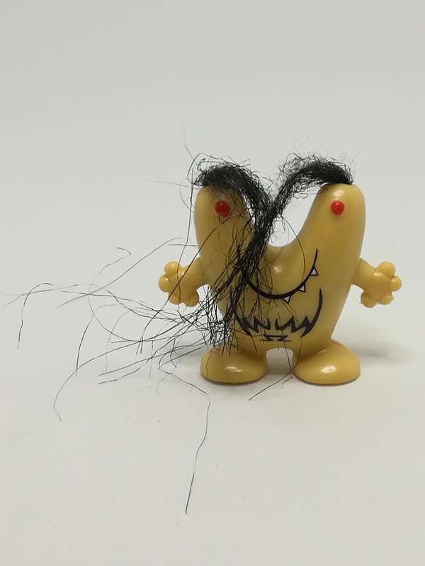 Miniature Brown Troll Black Hair (Miniature, suitable for printer's tray)
