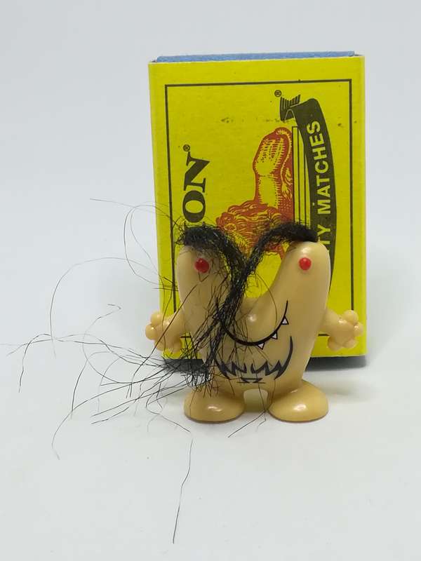Miniature Brown Troll Black Hair (Miniature, suitable for printer's tray)