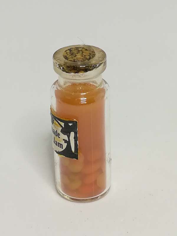 Miniature Bottle Homemade Apricot Jam (Miniature, suitable for printer's tray)